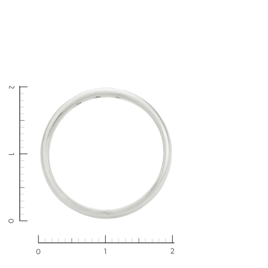 Кольцо из белой платины 950 пробы c 3 бриллиантами, Л28088894 за 28200