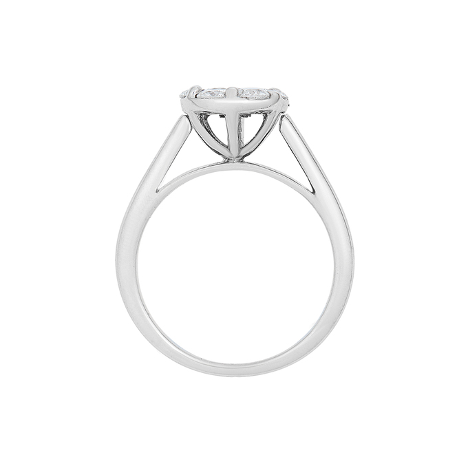 Кольцо из золота 750 пробы c бриллиантами, Л 2811 4381 за 129000