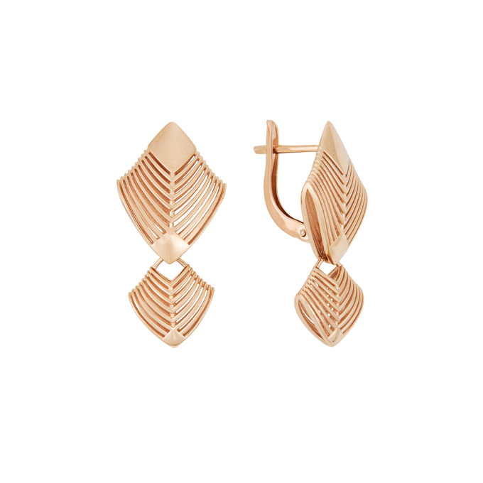 Серьги из золота 585 пробы