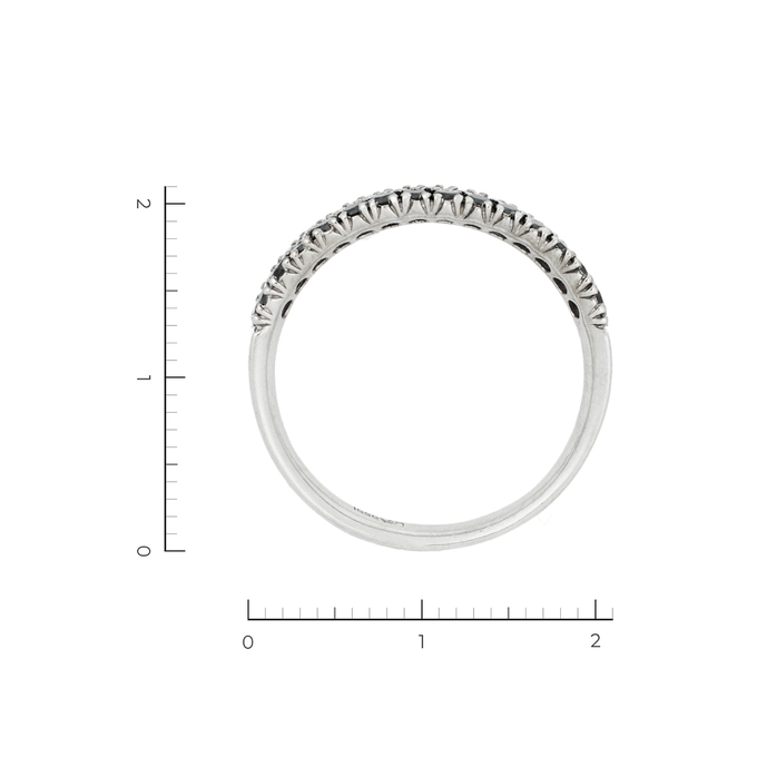 Кольцо из белого золота 585 пробы c 29 бриллиантами, Л 6201 6049 за 29750
