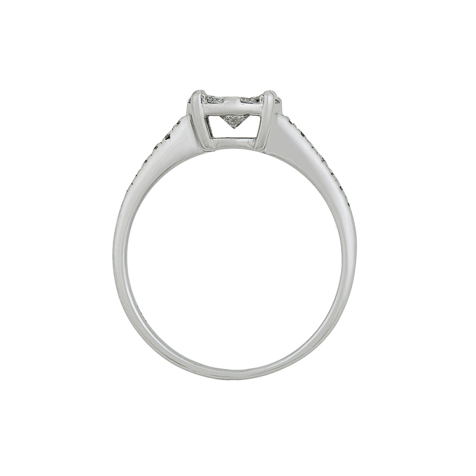 Кольцо из золота 585 пробы c бриллиантами, Л 4306 6266 за 69520