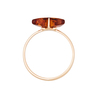 Кольцо из золота 585 пробы c янтарём