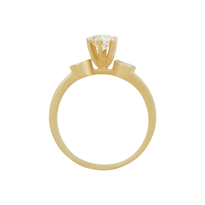 Кольцо из золота 585 пробы c бриллиантами, Л 2811 0297 за 210000