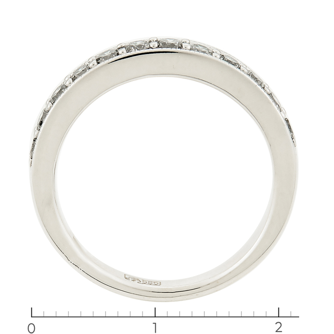 Кольцо из белого золота 585 пробы c 12 бриллиантами, Л 2808 4032 за 57000