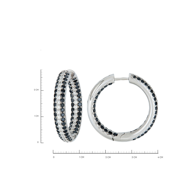 Серьги из золота 585 пробы c бриллиантами, К 0000 4199 за 175000