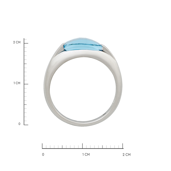Кольцо из золота 750 пробы c топазом, Л 4710 3065 за 48230