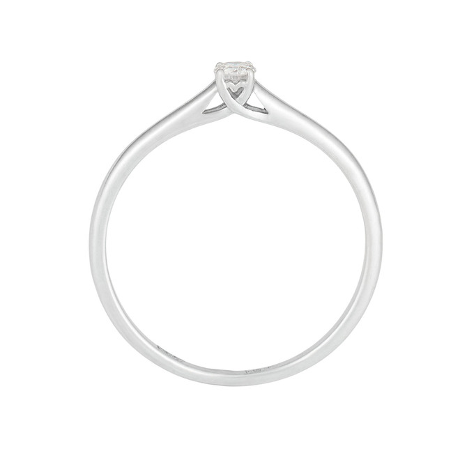 Кольцо из золота 585 пробы c бриллиантом, Л 5208 1921 за 12800