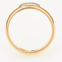 Кольцо из комбинированного золота 583 пробы c 1 бриллиантом Л54043360 фото 3