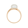 Кольцо из золота 585 пробы c культивированным жемчугом