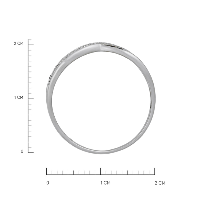 Кольцо из золота 585 пробы c сапфирами и бриллиантами, Л 4508 3038 за 19920