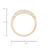 Кольцо из золота 585 пробы c бриллиантами