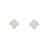 Серьги из золота 585 пробы c фианитами