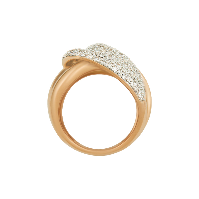 Кольцо из золота 750 пробы c бриллиантами, Л 0514 9459 за 192500