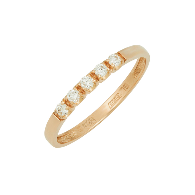 Кольцо из золота 585 пробы c бриллиантами, Л 3910 2624 за 20950