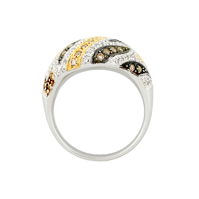 Кольцо из золота 585 пробы c бриллиантами, Л 0911 4861 за 120000