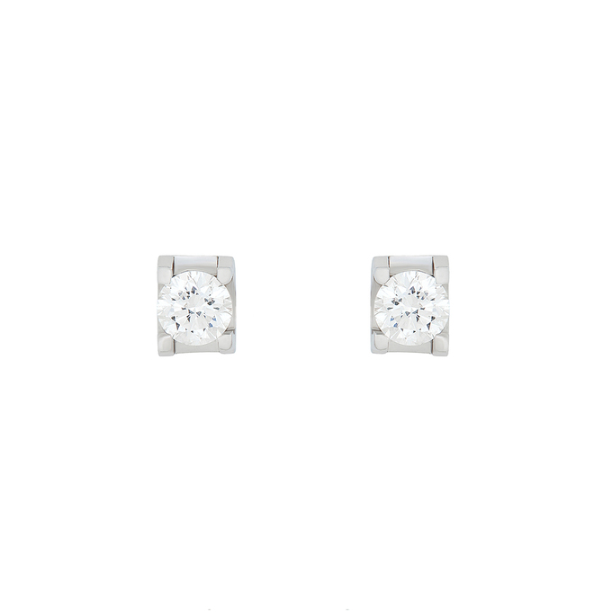 Серьги из золота 585 пробы c Бриллиант