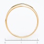 Кольцо из комбинированного золота 583 пробы c 1 бриллиантом Л39094377 фото 4