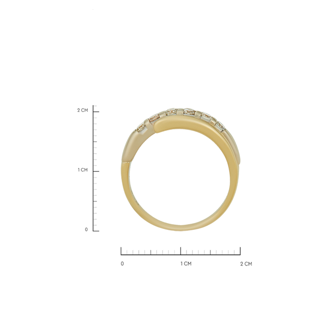 Кольцо из золота 750 пробы c бриллиантами, Л 4306 6329 за 79200