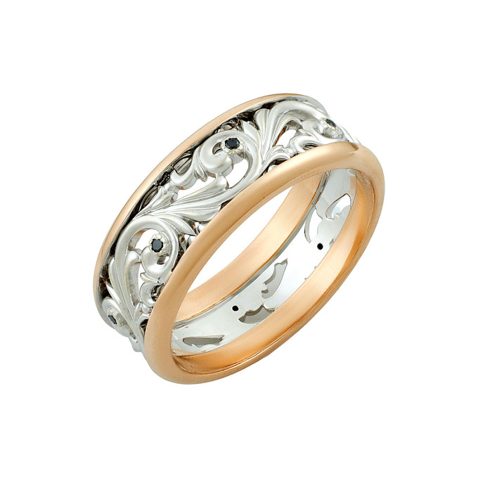 Кольцо из золота 750 пробы c бриллиантами, Л 7000 7720 за 78000