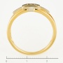 Кольцо из комбинированного золота 585 пробы c 8 бриллиантами Л47067228 фото 4