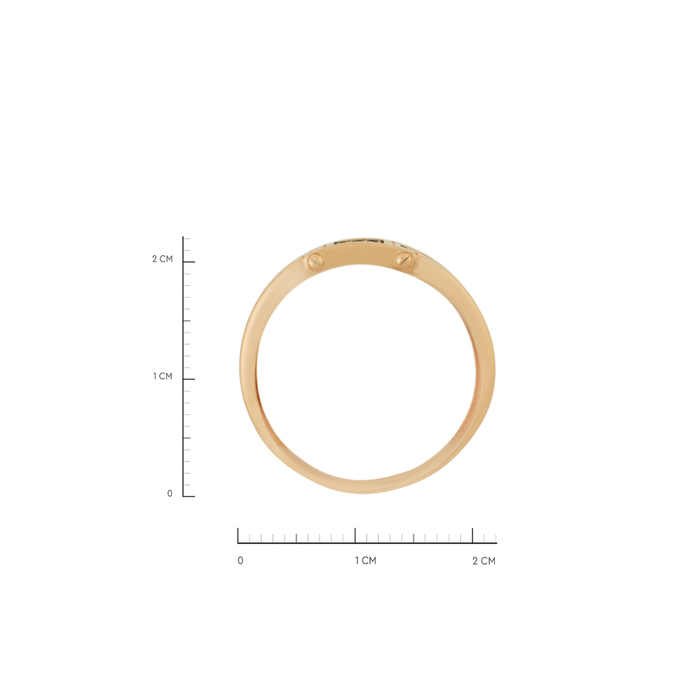 Кольцо из золота 585 пробы c бриллиантами, Л 5804 9158 за 46900