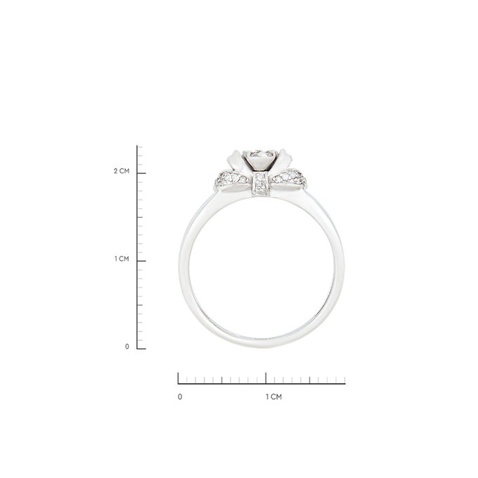 Кольцо из золота 585 пробы c бриллиантами, Л 3911 2537 за 35200