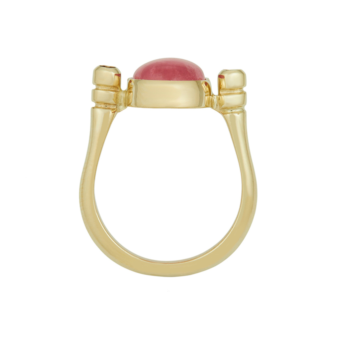 Кольцо из золота 585 пробы c турмалинами, Л 5104 1771 за 65000