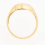 Кольцо из комбинированного золота 585 пробы c фианитами Л18109731 фото 3
