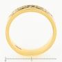 Кольцо из желтого золота 585 пробы c 20 бриллиантами Л25073099 фото 4