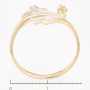 Кольцо из комбинированного золота 585 пробы c фианитами Л24134992 фото 4