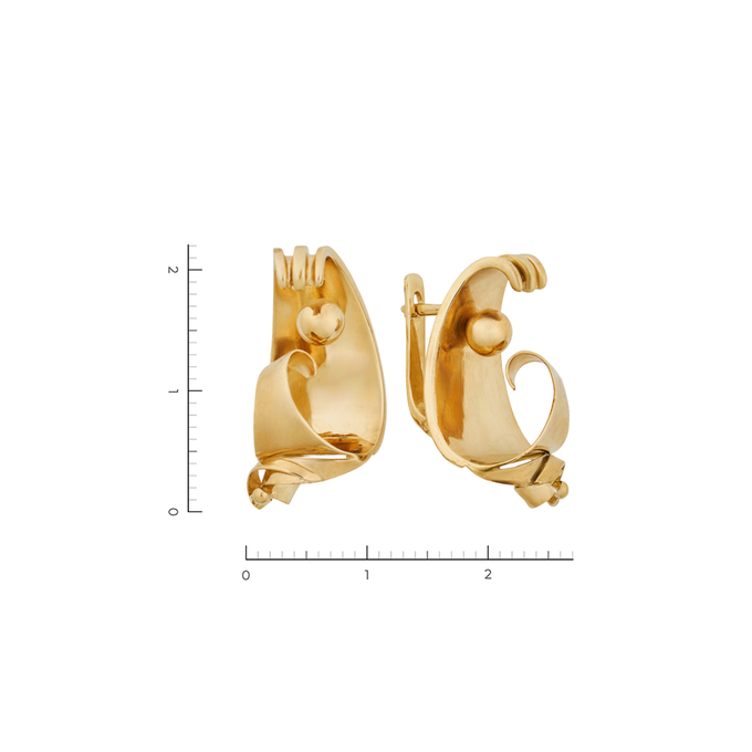 Серьга из золота 585 пробы, Л 2810 6097 за 41000