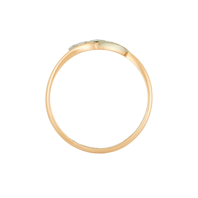 Кольцо из золота 585 пробы c бриллиантами, Л 1615 8802 за 25520