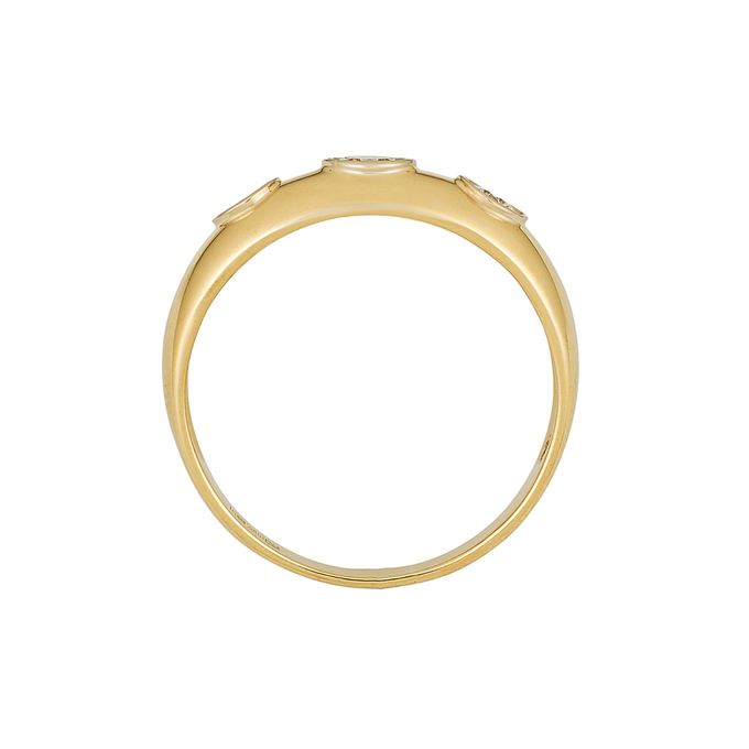 Кольцо из золота 585 пробы c бриллиантами, Л 1208 0275 за 124800