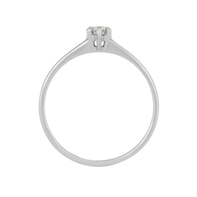 Кольцо из золота 585 пробы c бриллиантом, Л 4609 3009 за 14800