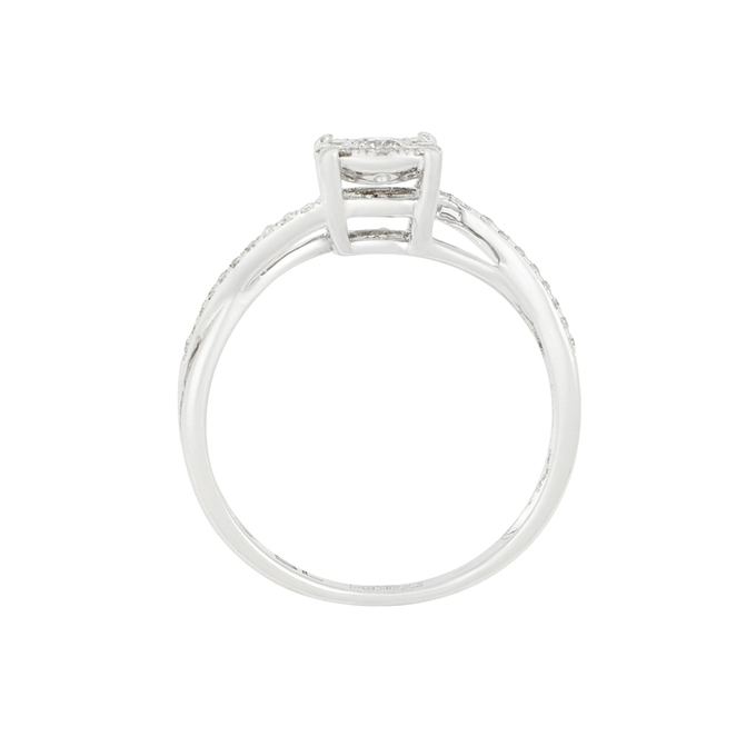 Кольцо из золота 585 пробы c бриллиантами, Л 2415 3124 за 28800