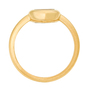 Кольцо из желтого золота 750 пробы c 1 бриллиантом Л41062710 фото 3