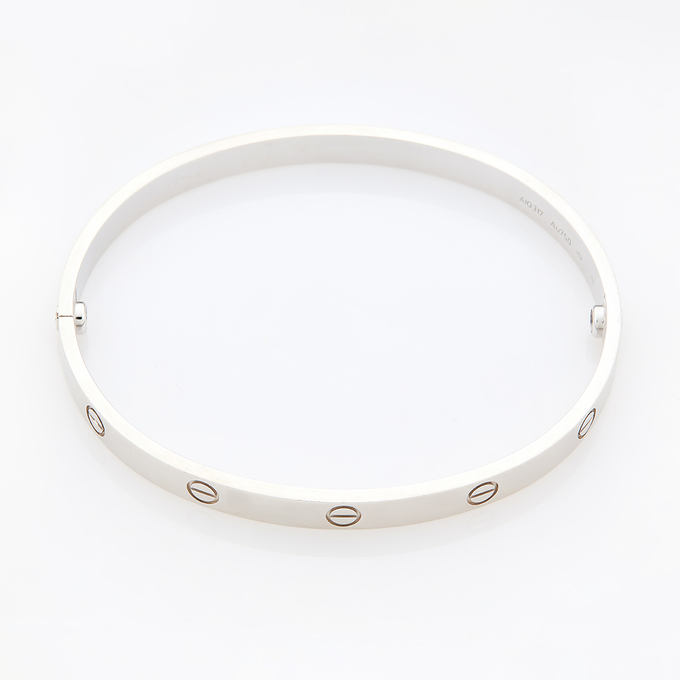 Браслет Cartier золото, 750, 3 к.,40,4 гр. (чистый вес 40,4 гр.) Love,  AIQ317