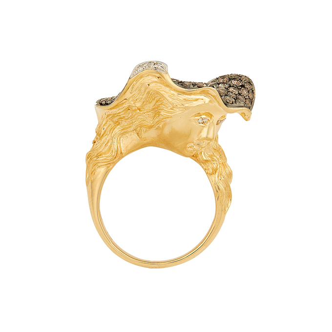 Кольцо из золота 750 пробы c бриллиантами, Л 2812 4187 за 276000