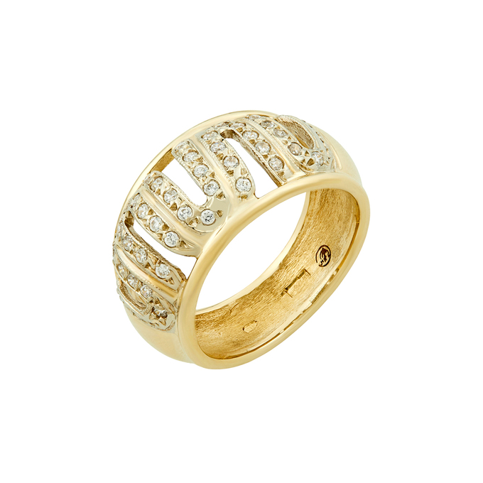 Кольцо из золота 585 пробы c фианитами, Л 3209 0861 за 91000