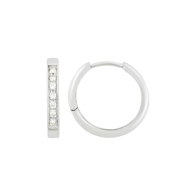 Серьги из золота 750 пробы c бриллиантами, К 0000 2659 за 78400