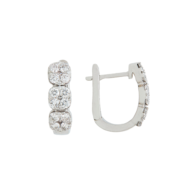 Серьги из золота 585 пробы c бриллиантами, Л 1811 6628 за 51500