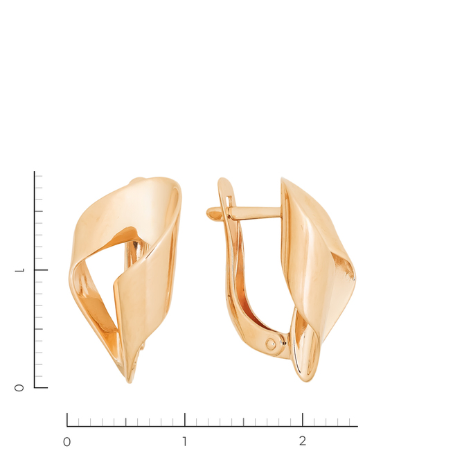 Серьги из золота 585 пробы, Л 4807 0831 за 26000