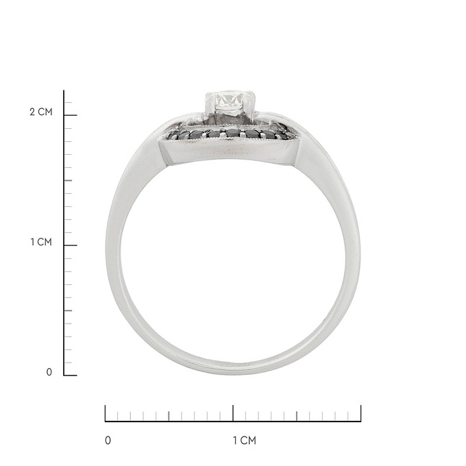 Кольцо из золота 585 пробы c бриллиантами, Л 2316 6985 за 47100