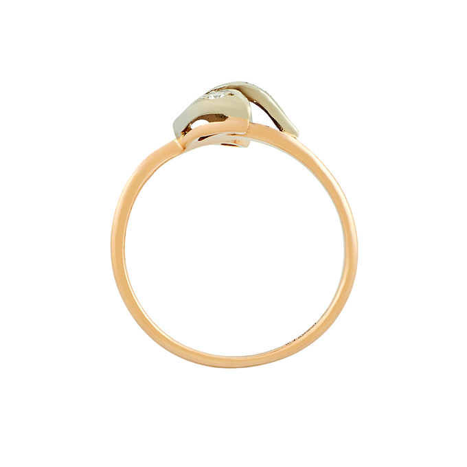 Кольцо из золота 585 пробы c бриллиантами, Л 3507 1816 за 33740