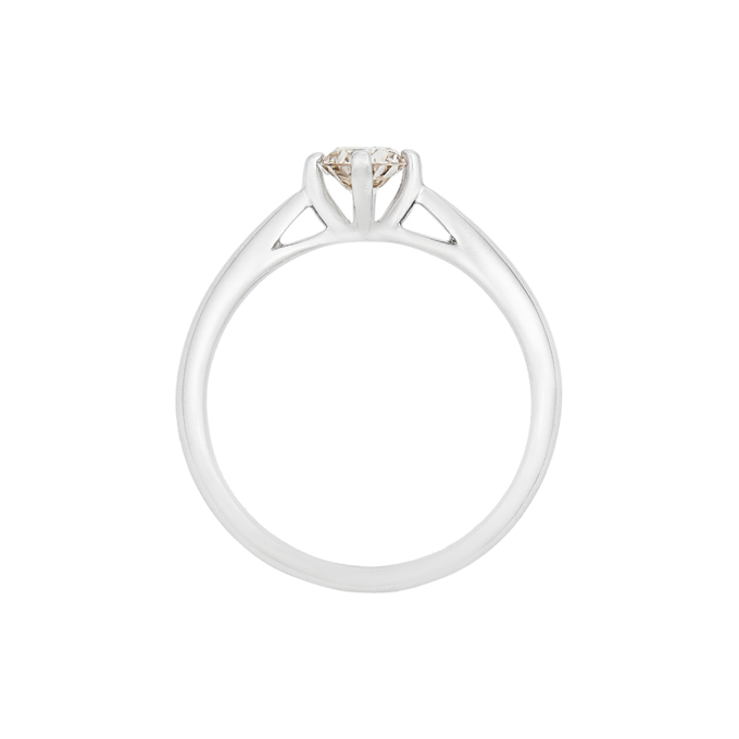 Кольцо из золота 585 пробы c бриллиантом, Л 3606 5447 за 59040