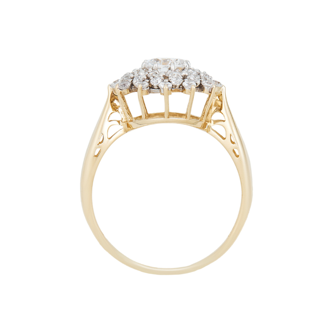 Серьги из золота 585 пробы c фианитами, Л 7502 4749 за 18880
