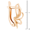 Серьги из красного золота 585 пробы