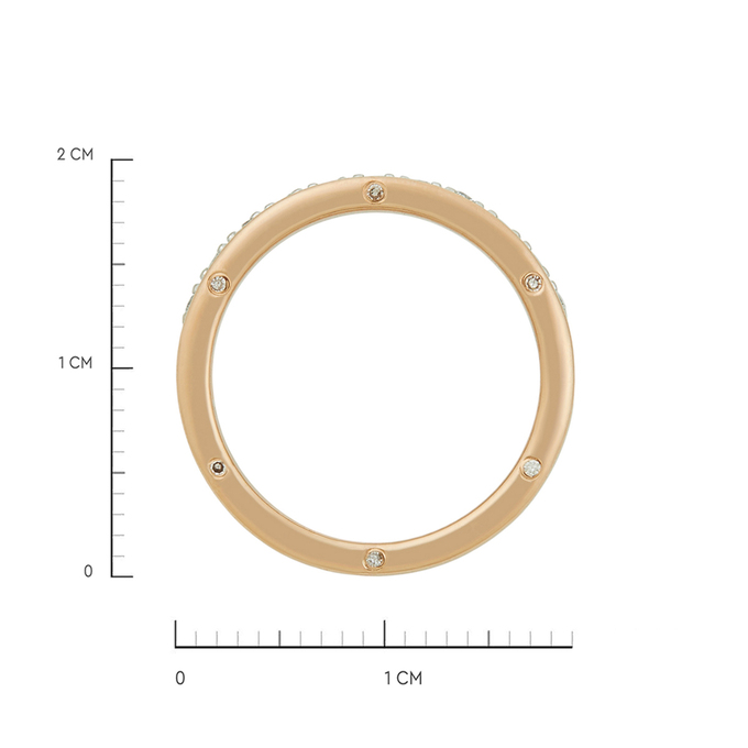 Кольцо из золота 585 пробы c бриллиантами, Л 1208 6127 за 59120
