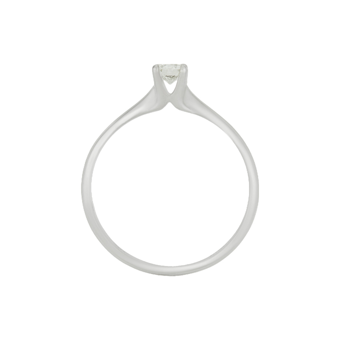 Кольцо из золота 585 пробы c бриллиантом, Л 2415 3728 за 36400