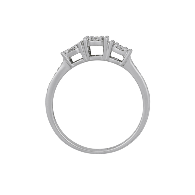 Кольцо из золота 585 пробы c бриллиантами, Л 4710 6129 за 38430